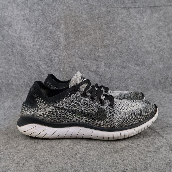 Nike Shoes Womens 8 Athletic Trainer Free RN Flyknit Running Sneaker Active Gray - Picture 1 of 12